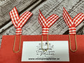 Ribbon Bookmarks- Red