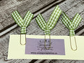 Ribbon Bookmarks- Green