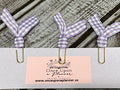 Ribbon Bookmarks- Purple